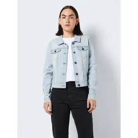 Noisy May NMDebra Denim Jacket Frauen Jeansjacke mit Pattentaschen Modell 'DEBRA', Hellblau, XS