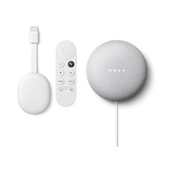 Google Chromecast mit Google TV (HD) + Google Nest Mini