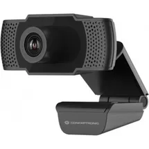 Conceptronic AMDIS 1080P Full HD Webcam Schwarz