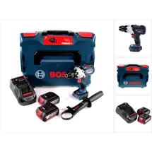 Bosch GSR 18V-110 C inkl. 2 x 5,0 Ah + Ladegerät + L-Boxx
