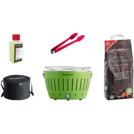 Lotusgrill Classic Starter-Set limettengrün