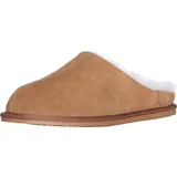 Herren Hausschuh Pantoffel aus Lammfell  in 3 Farben TPR Sohle - Braun - 48