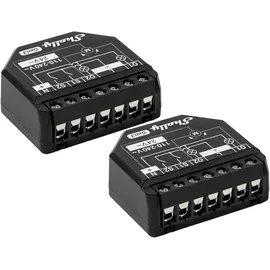 Shelly 2PM Gen3 Unterputz Relais max 16A 2 Kanal WLAN, Bluetooth, Smart-Schalter 2er Pack