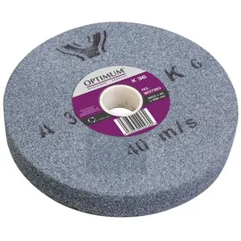 Optimum Normalkorund-Schleifscheibe Ø 150 x 20 Ø 16 mm, K80