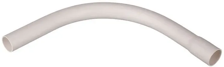 Fränkische Rohrwerke 22562025 SBSKU-EM-UV25 Kunststoff-Steckbogen M25, weiß