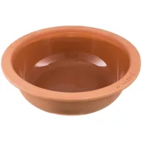 Römertopf Brotbackform rund Ø 31 cm aus Naturton, Keramik Brottopf für bis zu 1,5 kg Brot, 3 Liter Volumen, spülmaschinengeeignet, ideal für saftige und knusprige Backergebnisse