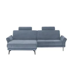 Kollektion Kraft Ecksofa  Mike ¦ blau ¦ Maße (cm): B: 251 H: 86 T: 216