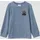 s.Oliver Warmes Langarmshirt mit Struktur und Stickerei - blau - 140
