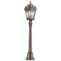 Licht-Erlebnisse Außen-Stehlampe AMELIA, ohne Leuchtmittel, Kleine Straßenlaterne H:110cm verziert Antik braun|bunt|grau
