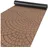 ANRO Teppich Läufer Küchenläufer Küchenteppich Läufer Flur Teppich Velours rutschfest waschbar für Flur, Schlafzimmer, Wohnzimmer, Küche Davis Braun 50 x 100cm