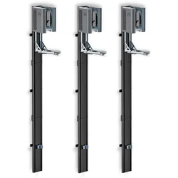 3x Fahrrad Wandständer vertikal Lift Cranit WS5 Fahrradständer mechanischer Wandlift schwarz silber