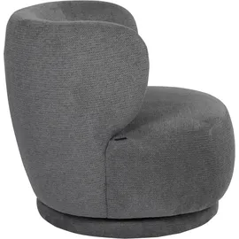 OTTO home Drehsessel ANNELIN Struktur-Bezug 76 x 70,5 x 78 cm grau drehbar