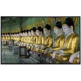 Papermoon Infrarotheizung »EcoHeat - U Min Thonze Buddhas«, Matt-Effekt - bunt