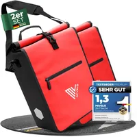 MIVELO 2in1 Fahrradtasche Gepäckträgertasche 25L schwarz