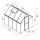 CANOPIA Mythos 6x8 Alu HKP 4 mm 4,6 m2 inkl. Bodenrahmen