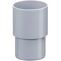 Inefa Fallrohr Verbinder PVC DN85 85mm Grau