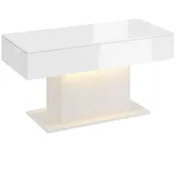 Homcom Couchtisch Weiß MDF 108 x 48 x 55 cm