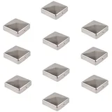 Baumarktplus 10x Pfostenkappe Edelstahl 121mm Pyramide Abdeckkappe Für Pfosten 12x12cm