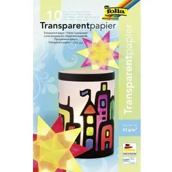 Folia Durchschlagpapier Farbig sortiert 42 g/m2 10 Blatt
