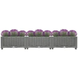 vidaXL Hochbeet 120x40x23 cm Polypropylen