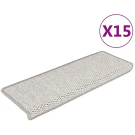 vidaXL Treppenmatten Selbstklebend 15 Stk. 65x21x4cm