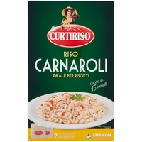 Curtiriso Riso Carnaroli,100% Italienischer Reis, Ideal für Risottos,1Kg