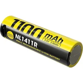 Nitecore NL1411R 14500 - Li-Ion Akku 1100mAh mit USB-Anschluss