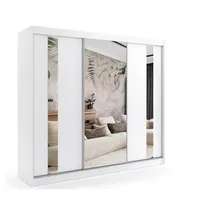 altdecor Schiebetürenschrank Grace 180 x 216 x 61 cm Weiß
