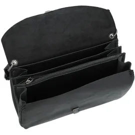 Harold's Fold Umhängetasche Leder Schwarz
