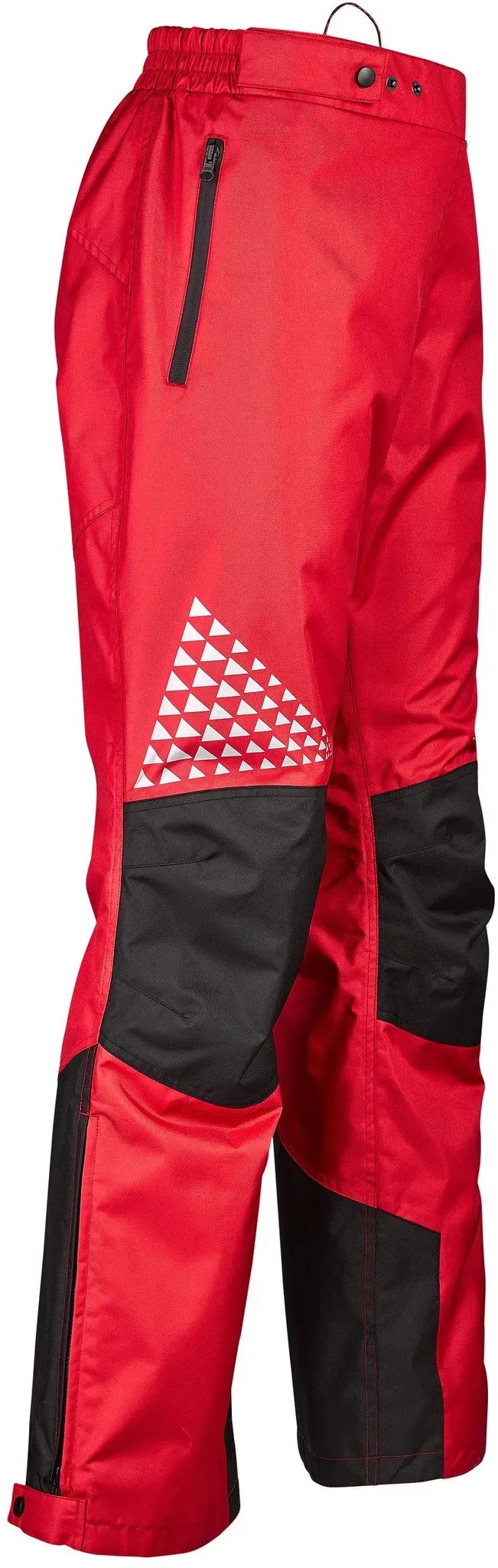 Timbermen Regenhose Pro, rot-schwarz, XL