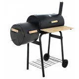 Royal Food CB 400-2 - Kohlegrill mit Grillrost aus Edelstahl - Räucherofen - Kochfläche 54x30 cm