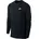 Shirt CLUB LS BLACK/METALLIC SILVER L