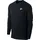 Nike Shirt CLUB - LS, BLACK/METALLIC SILVER - L