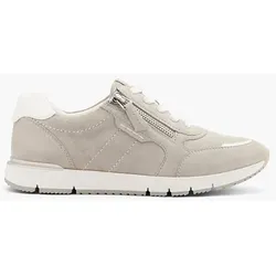Leder Komfort Sneaker - Damen - grau - 42