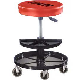 Kunzer Rollhocker Stahl 40-52 cm rot
