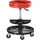 Kunzer Rollhocker Stahl 40-52 cm rot