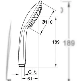 Grohe Euphoria 110 Duo chrom (27220000)