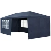 Juskys Partyzelt 3 x 6 m Blau