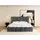 WFL GROUP Polsterbett 120x200 mit Bettkasten und Lattenrost – Grau Bett mit hohem Kopfteil, Boucle oder Samt Stoff - Modernes Doppelbett mit Stauraum – B... - Grau