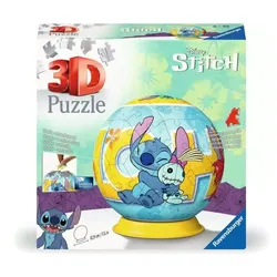 Ravensburger 3D Puzzle 11596 - Puzzle-Ball Disney Stitch - Puzzle-Ball für Erwachsene und Kinder ab 6 Jahren