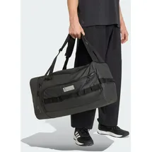 adidas Unisex ADIDAS HYBRID Duffel, Black/Reflective Silver, One Size