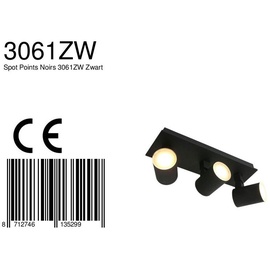 Steinhauer Besselink licht ST3061ZW Lichtspot Schwarz GU10 LED