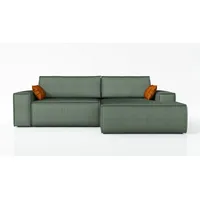 Mebloland Ecksofa TOR mit Schlaffunktion. Farbe: Winter Moss. -