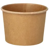 Papstar Suppenbecher rund 350 ml Ø 9,8 cm 500 St. Braun