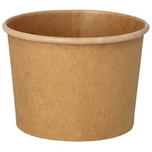 Papstar Suppenbecher rund 350 ml Ø 9,8 cm 500 St. Braun