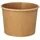 Papstar Suppenbecher rund 350 ml Ø 9,8 cm 500 St. Braun