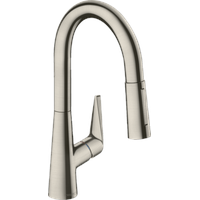 Hansgrohe Talis M51 160 2jet sBox edelstahl finish 73850800