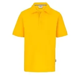 Kinder Poloshirt Classic 400, sonne, Größe 128 - 128