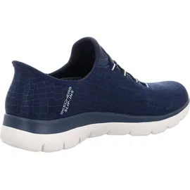 SKECHERS Summits Navy Mesh / Silver Trim 36