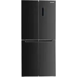 Brandt BFM870NX, Freistehend, French door, Edelstahl, LCD, An Tür, 421 l - Silber